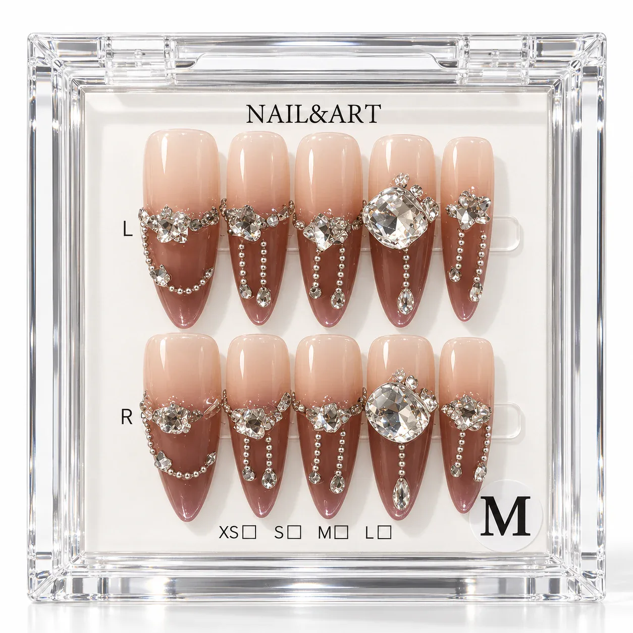 Pressed Nails Midnight Starburst