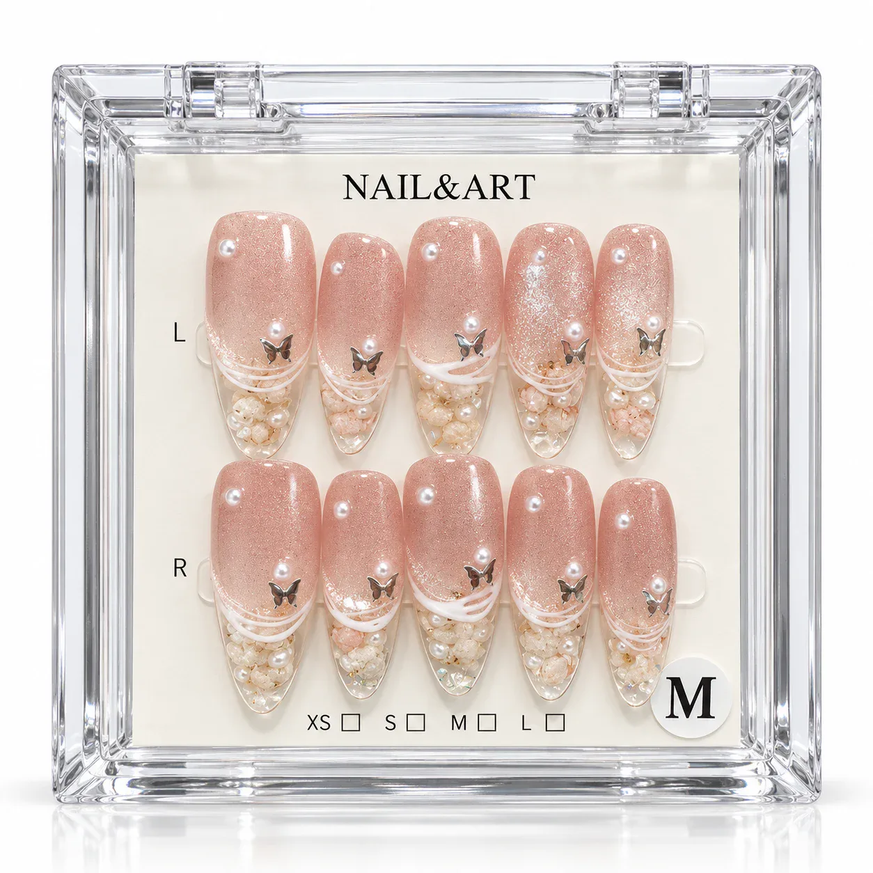 Pressed Nails Sage Green Botanic