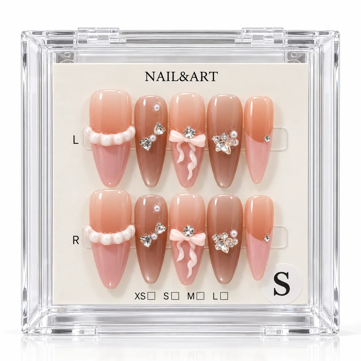 Pressed Nails Tortoise Shell Chic